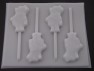 138sp Honey Bear Chocolate or Hard Candy Lollipop Mold 